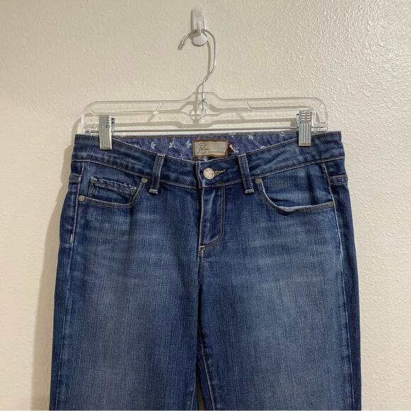 Paige Benedict Canyon Low Rise Straight Leg Jeans Sz 28 - Picture 3 of 13